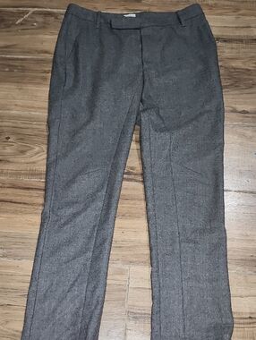 Brunello Cucinelli Gray Wool Dress Pants